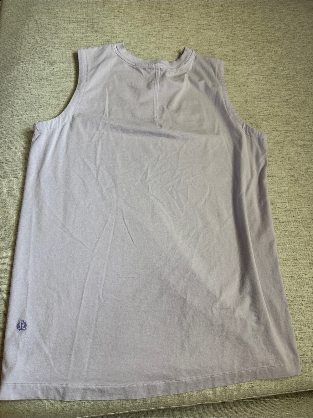 lululemon Light Lavender Frost Sleeveless All Yours Athletic Tank